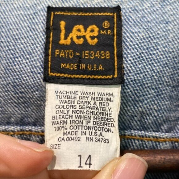 Vintage Lee Jean Jacket Size small - Picture 13 of 14